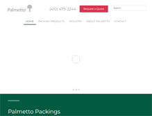 Tablet Screenshot of palmettopackings.com